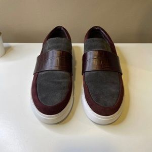 Leather / suede / loafers / Clarks